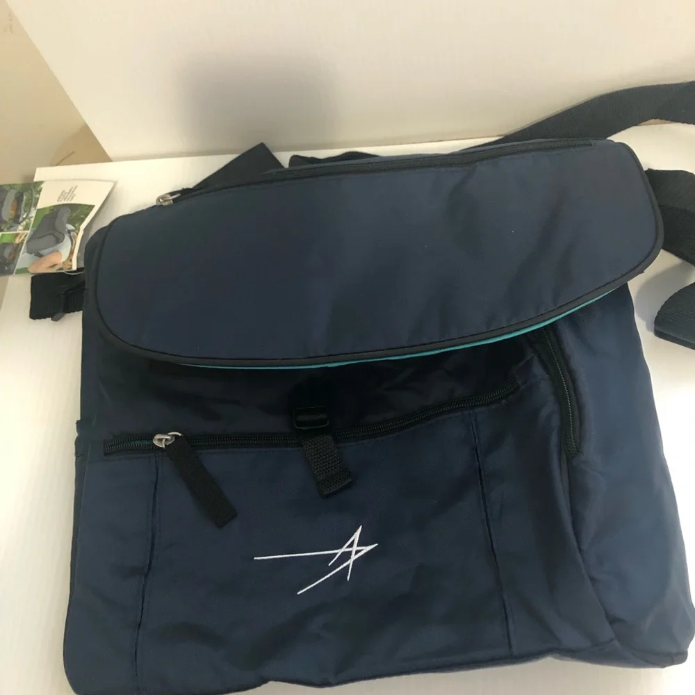 Gemline Uptown Navy Blue Convertible Diaper Bag